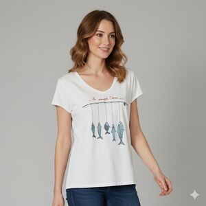 Cinque terre made Italy printed shirt